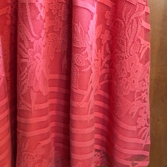 Coral Ruffle Dress - Picture 3 of 4